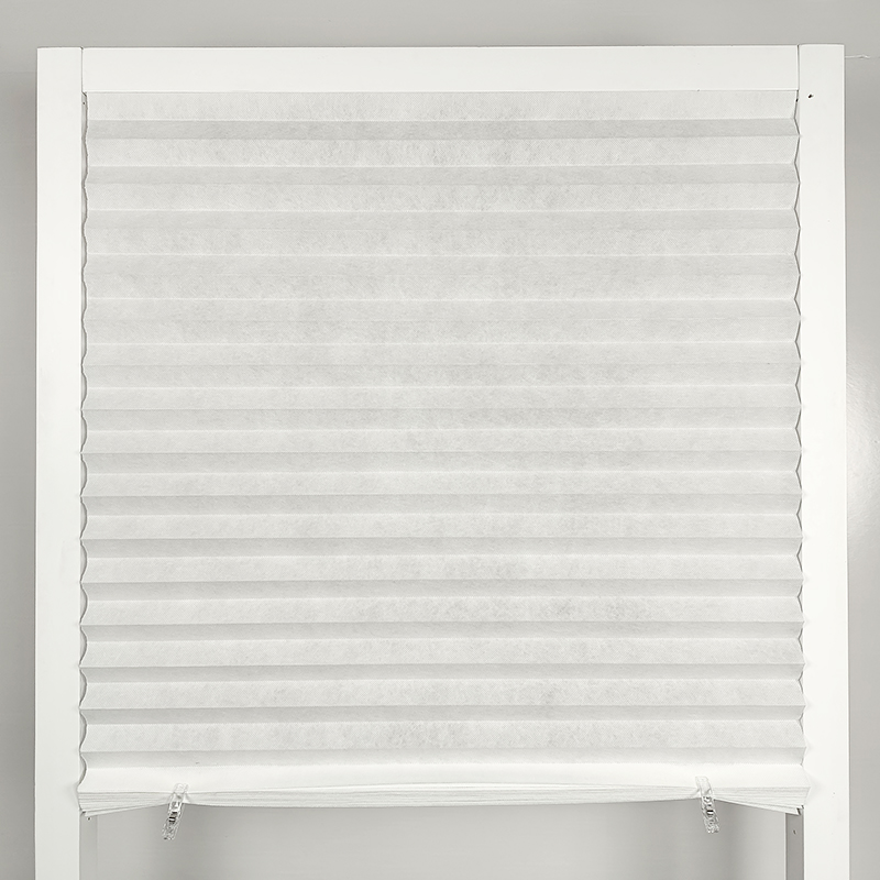 White Polyester Pleated Shade 6 Pieces / box  60*180cm
