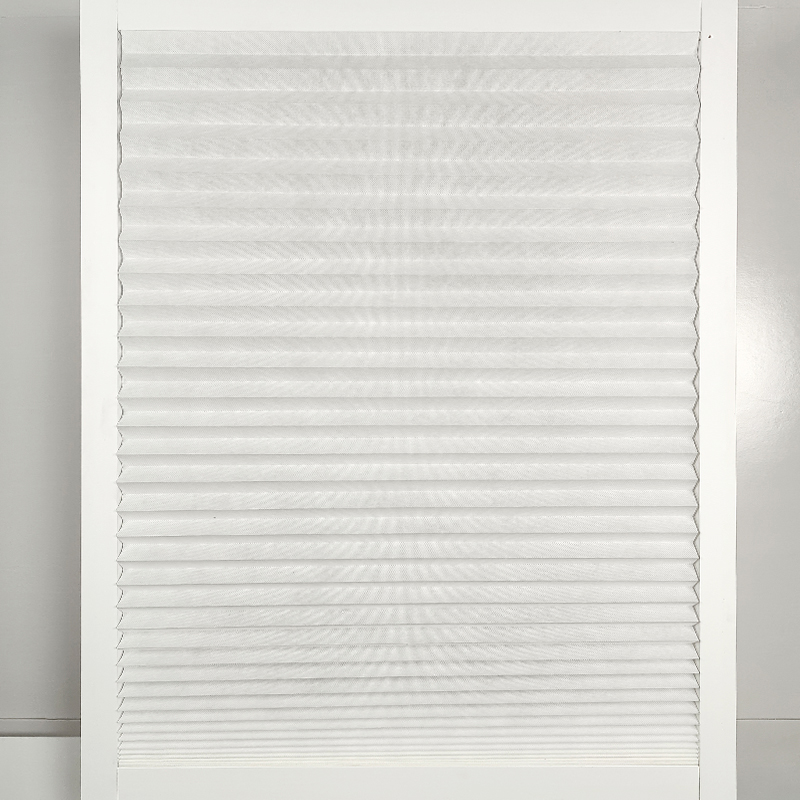 White Polyester Pleated Shade 6 Pieces / box  90*180cm